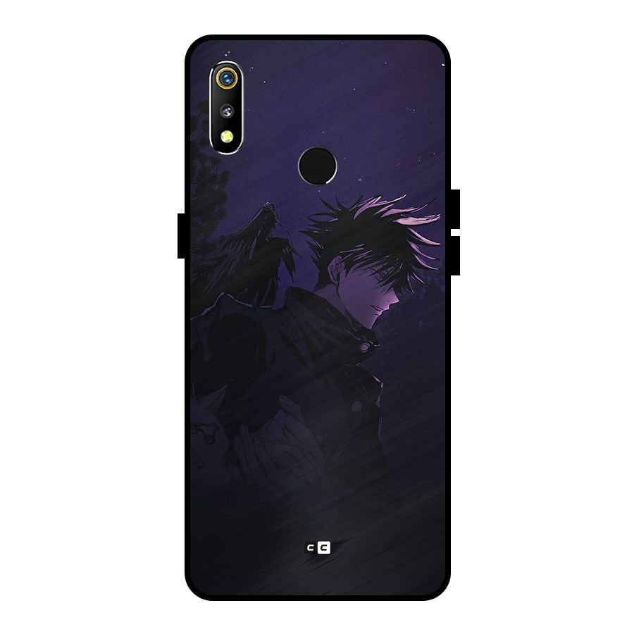 Fushiguro Demon Crows Metal Back Case for Realme 3i