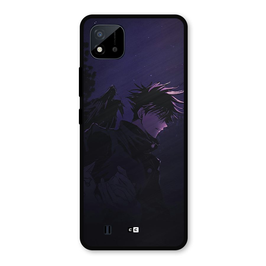 Fushiguro Demon Crows Metal Back Case for Realme C11 2021