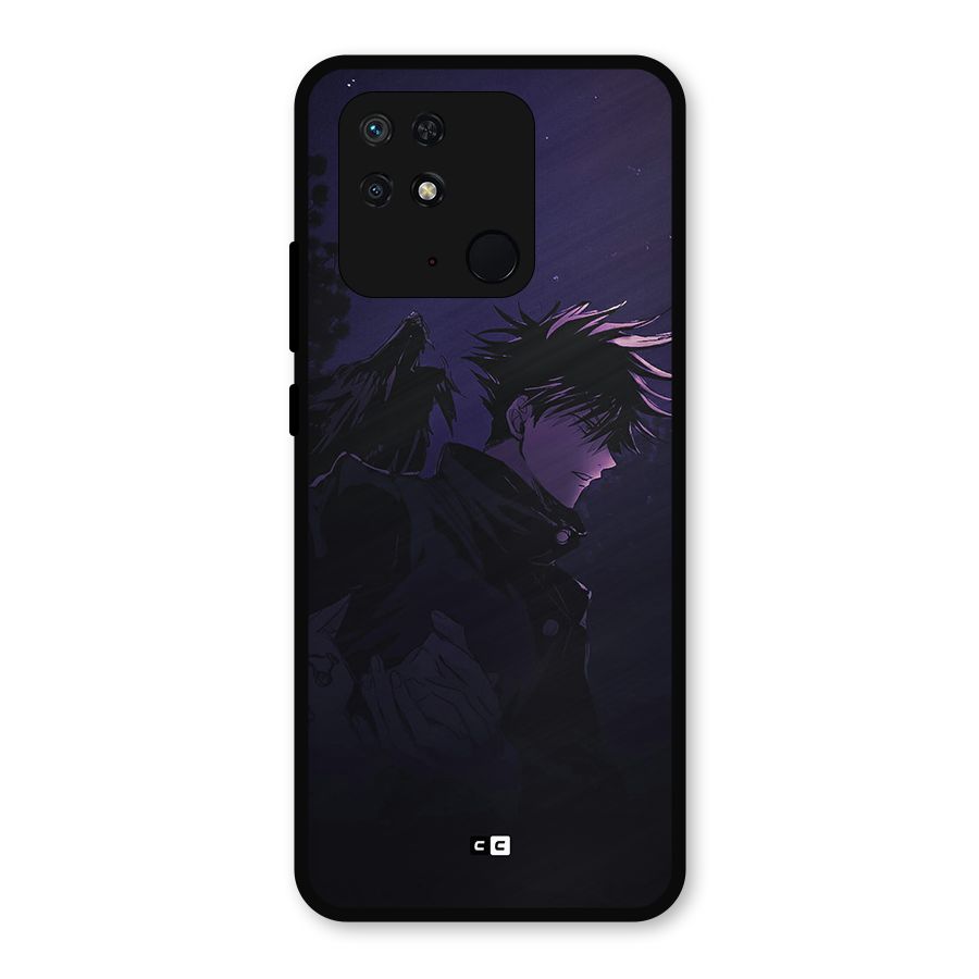 Fushiguro Demon Crows Metal Back Case for Redmi 10