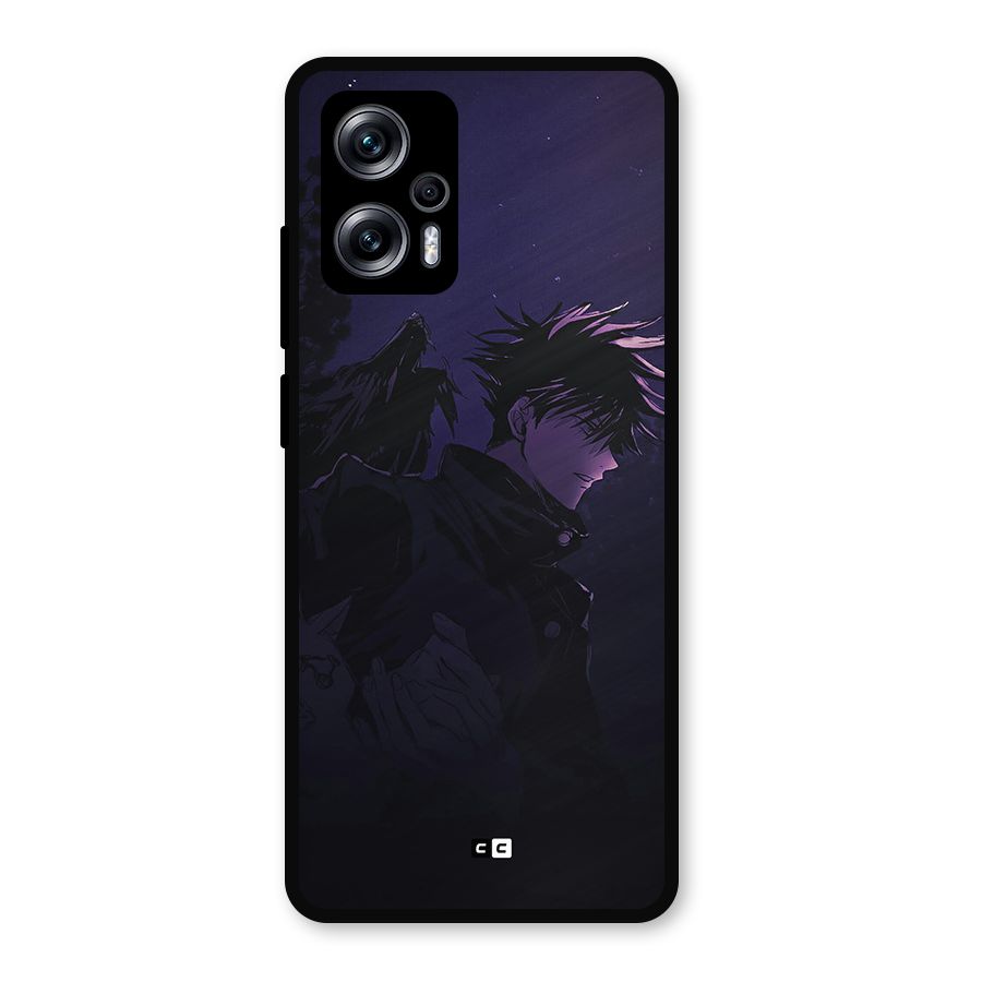 Fushiguro Demon Crows Metal Back Case for Redmi K50i