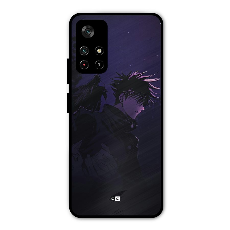 Fushiguro Demon Crows Metal Back Case for Redmi Note 11T 5G