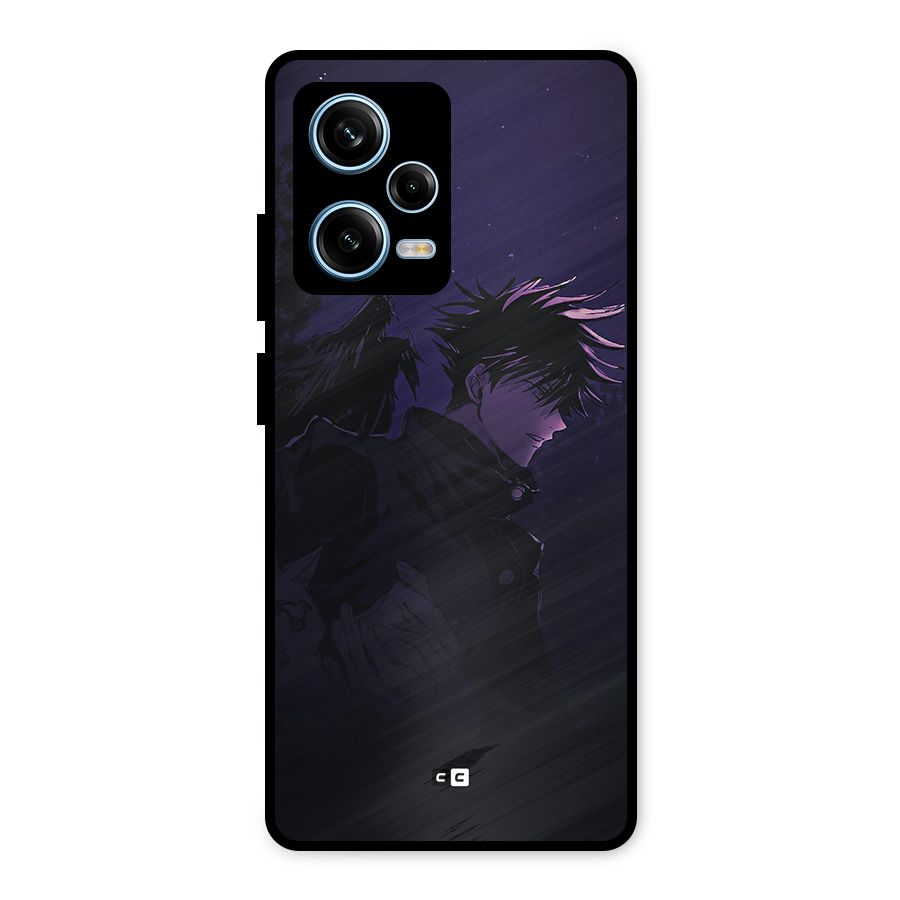 Fushiguro Demon Crows Metal Back Case for Redmi Note 12 Pro