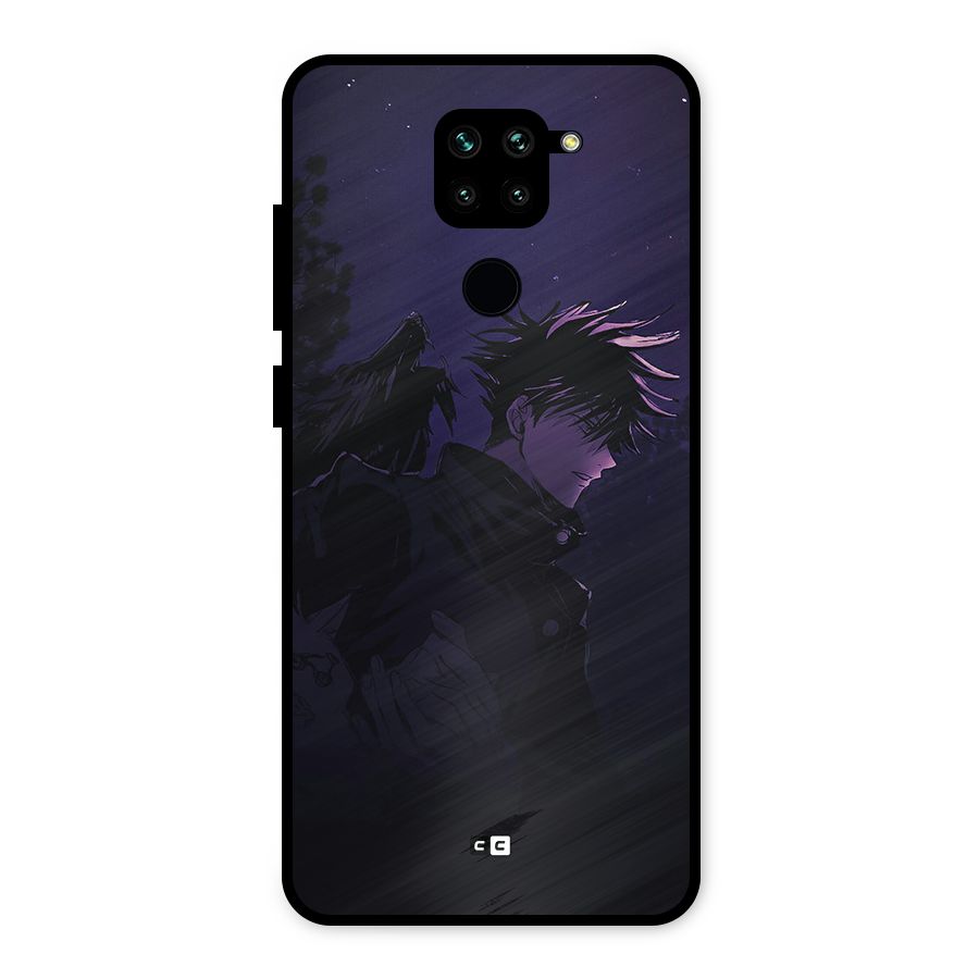 Fushiguro Demon Crows Metal Back Case for Redmi Note 9