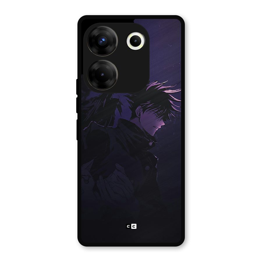 Fushiguro Demon Crows Metal Back Case for Tecno Camon 20 Pro