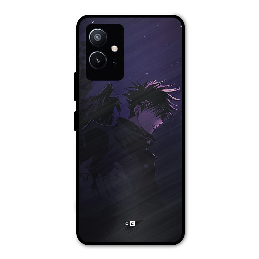 Fushiguro Demon Crows Metal Back Case for Vivo T1 5G
