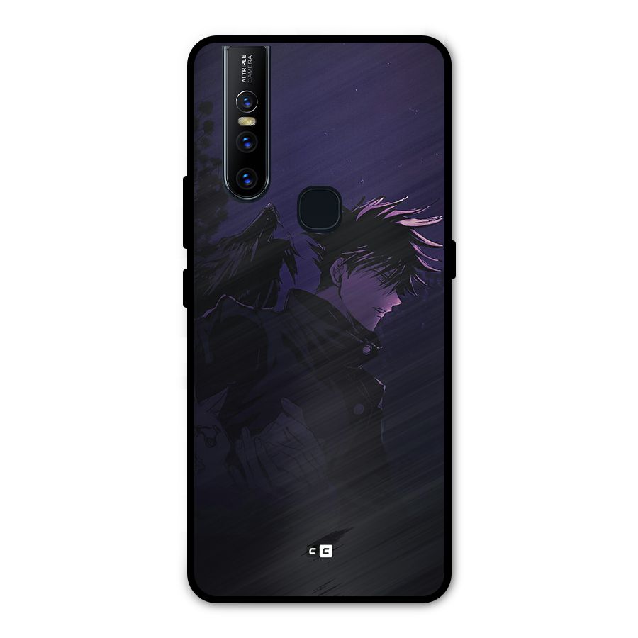 Fushiguro Demon Crows Metal Back Case for Vivo V15