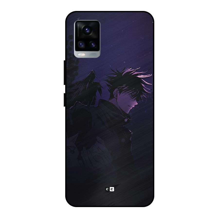 Fushiguro Demon Crows Metal Back Case for Vivo V20 2021