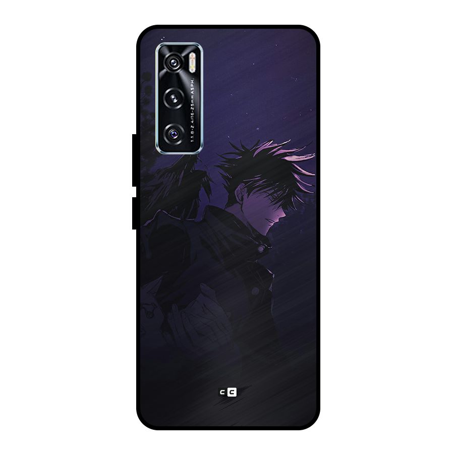 Fushiguro Demon Crows Metal Back Case for Vivo V20 SE