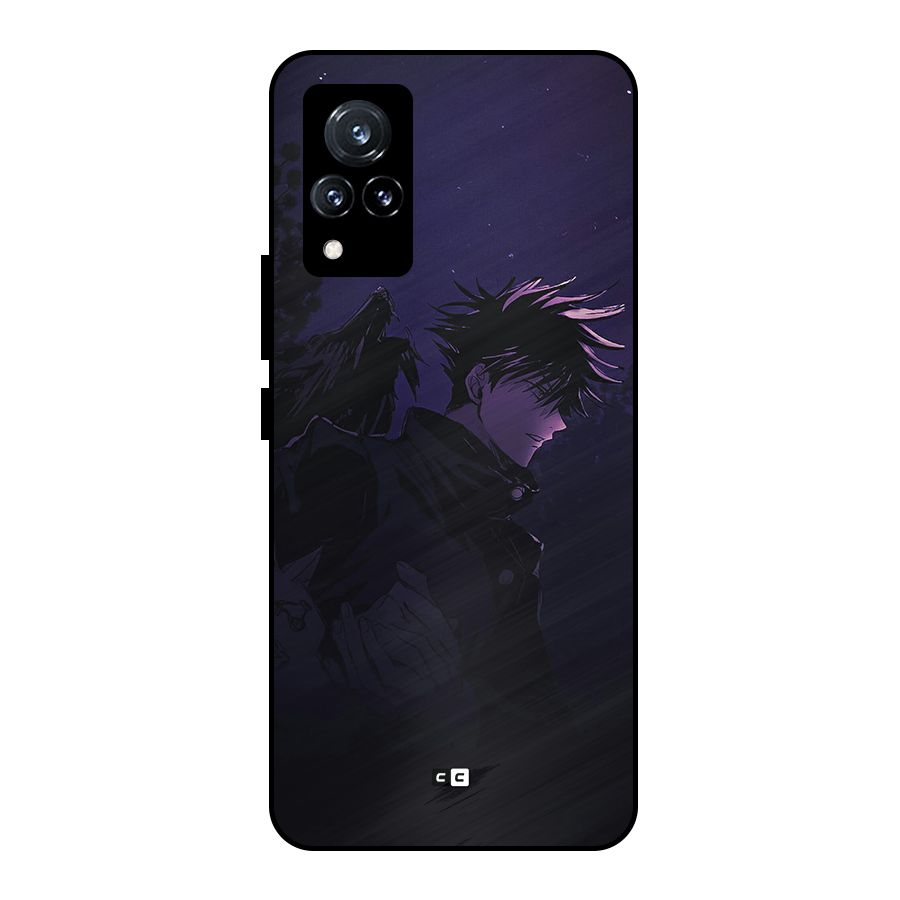 Fushiguro Demon Crows Metal Back Case for Vivo V21 5G