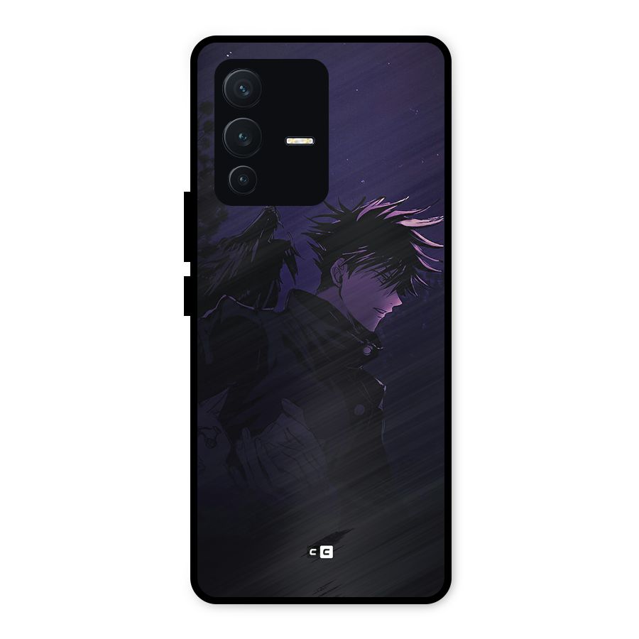 Fushiguro Demon Crows Metal Back Case for Vivo V23 5G