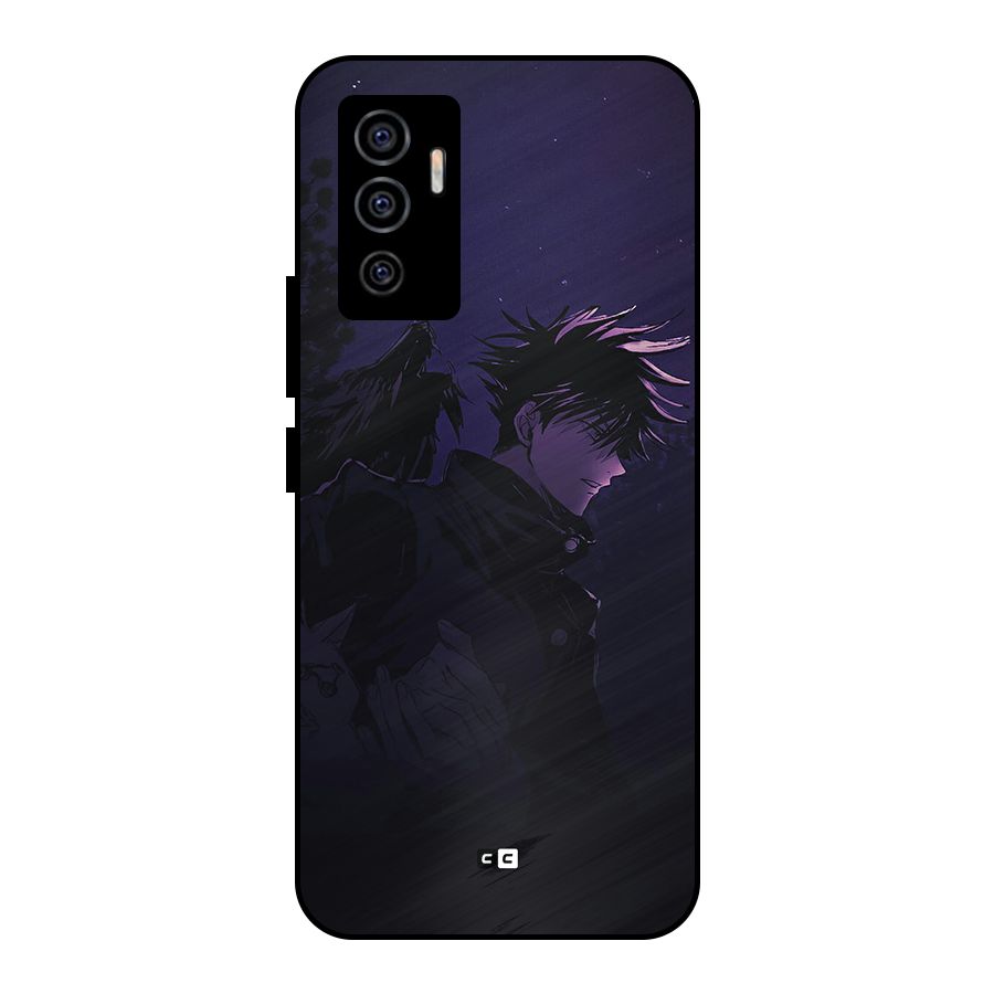 Fushiguro Demon Crows Metal Back Case for Vivo V23e