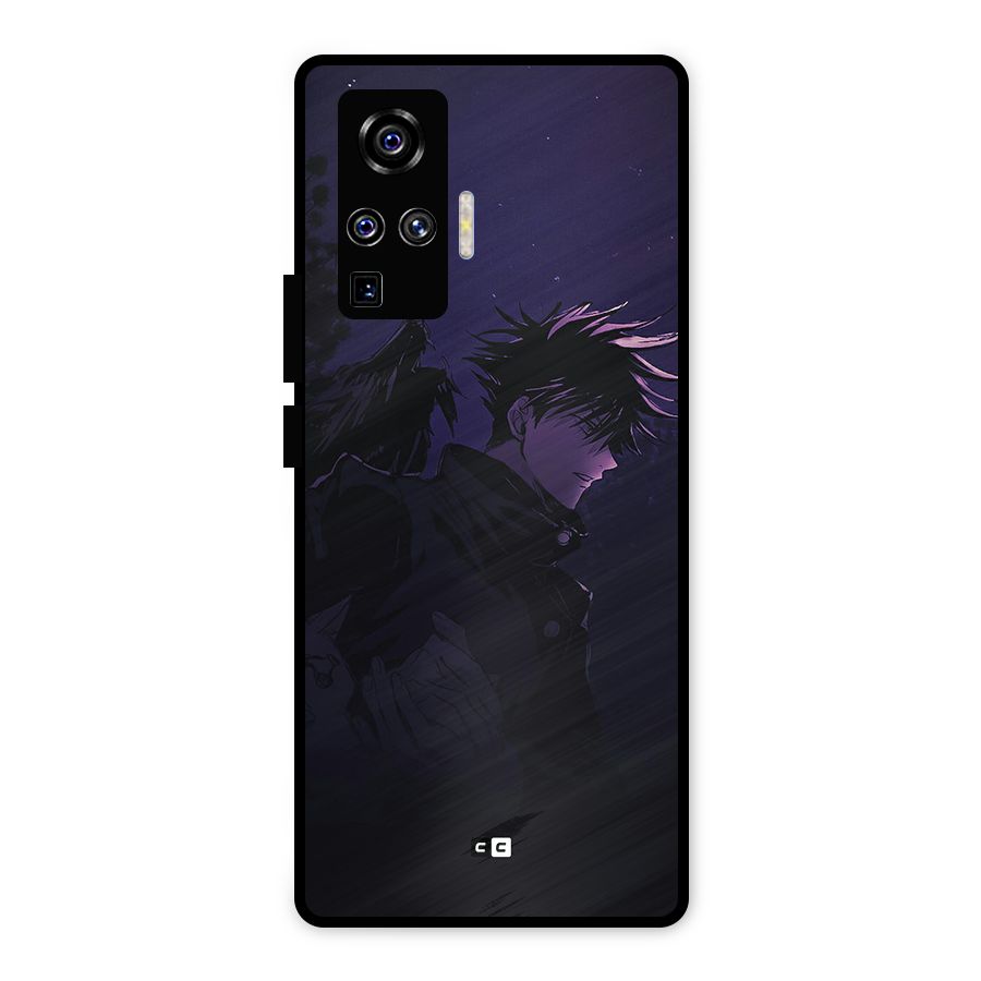 Fushiguro Demon Crows Metal Back Case for Vivo X50 Pro