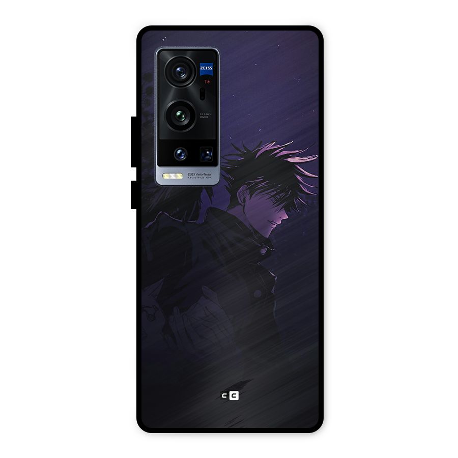Fushiguro Demon Crows Metal Back Case for Vivo X60 Pro Plus