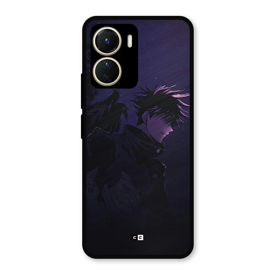 Fushiguro Demon Crows Metal Back Case for Vivo Y16