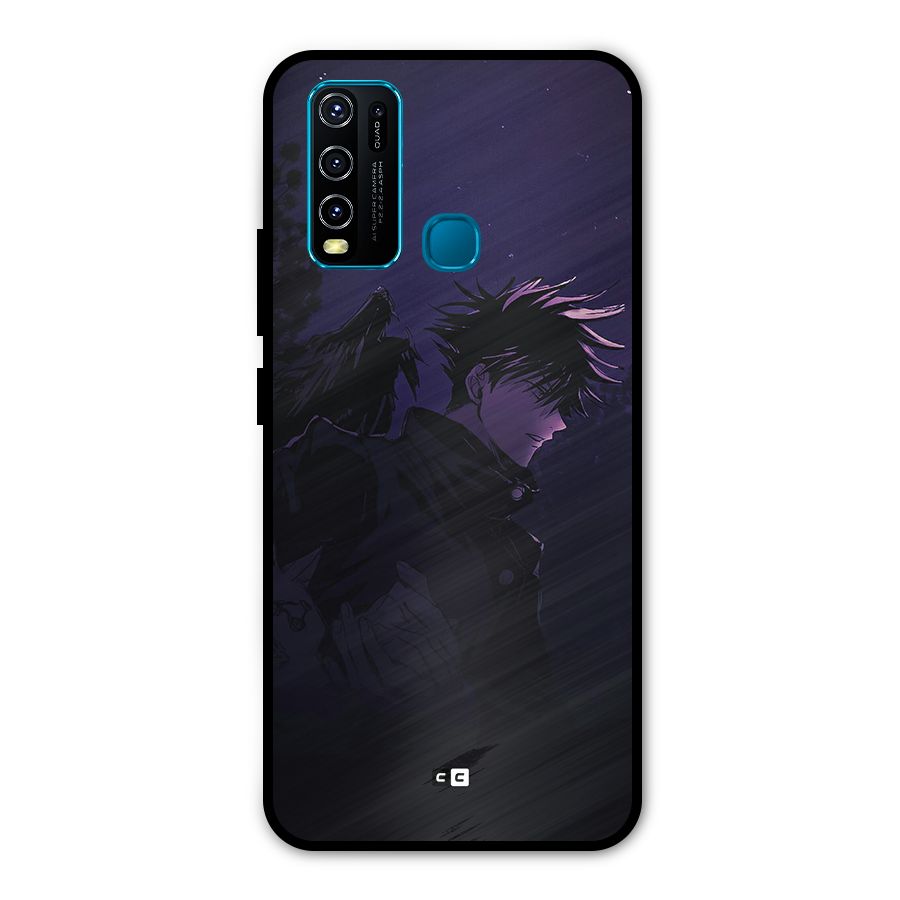 Fushiguro Demon Crows Metal Back Case for Vivo Y30