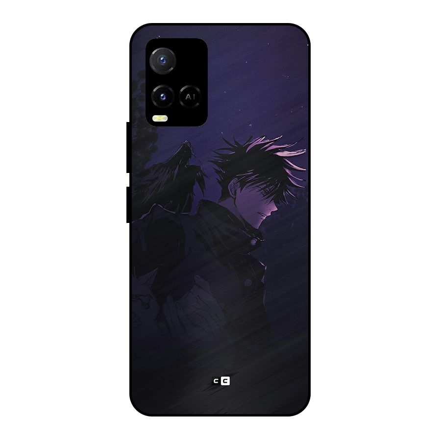 Fushiguro Demon Crows Metal Back Case for Vivo Y33s