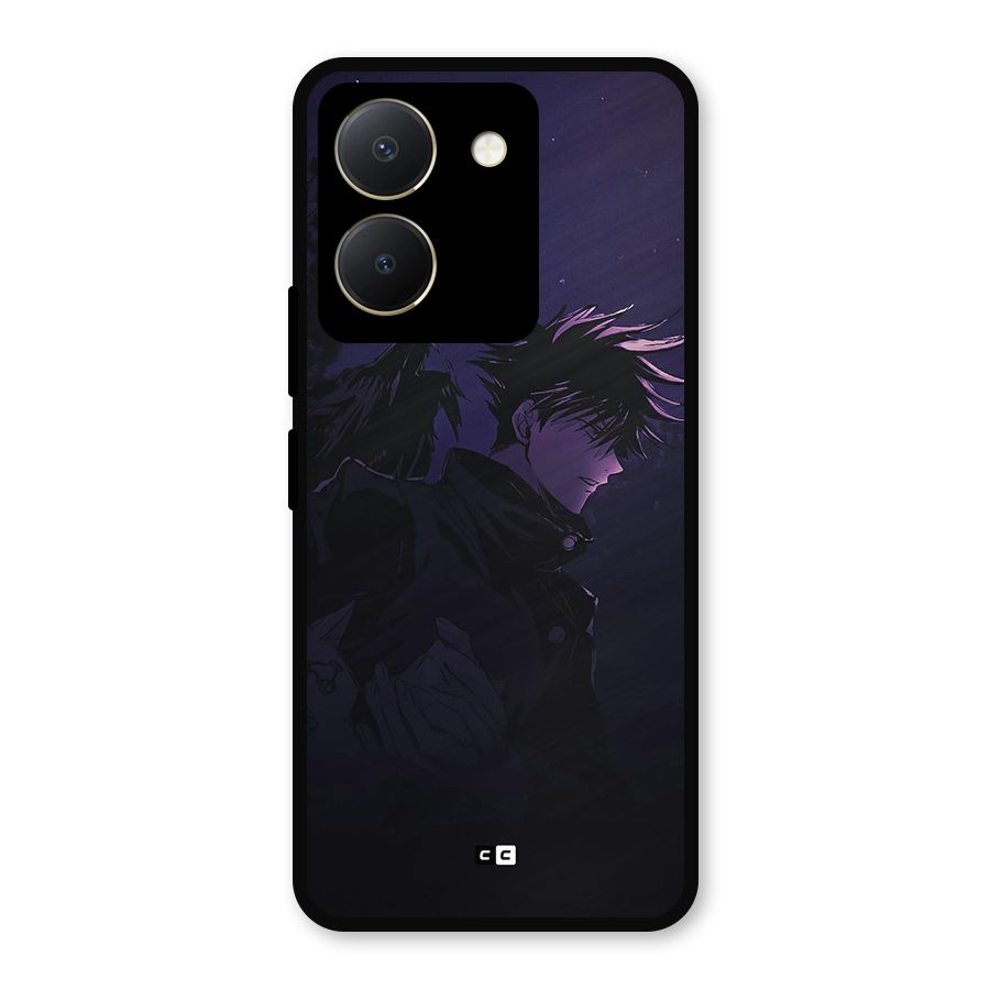 Fushiguro Demon Crows Metal Back Case for Vivo Y36