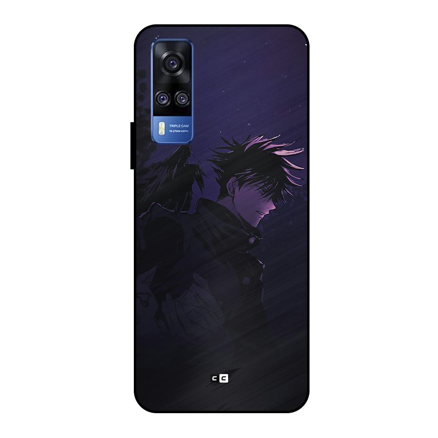 Fushiguro Demon Crows Metal Back Case for Vivo Y51