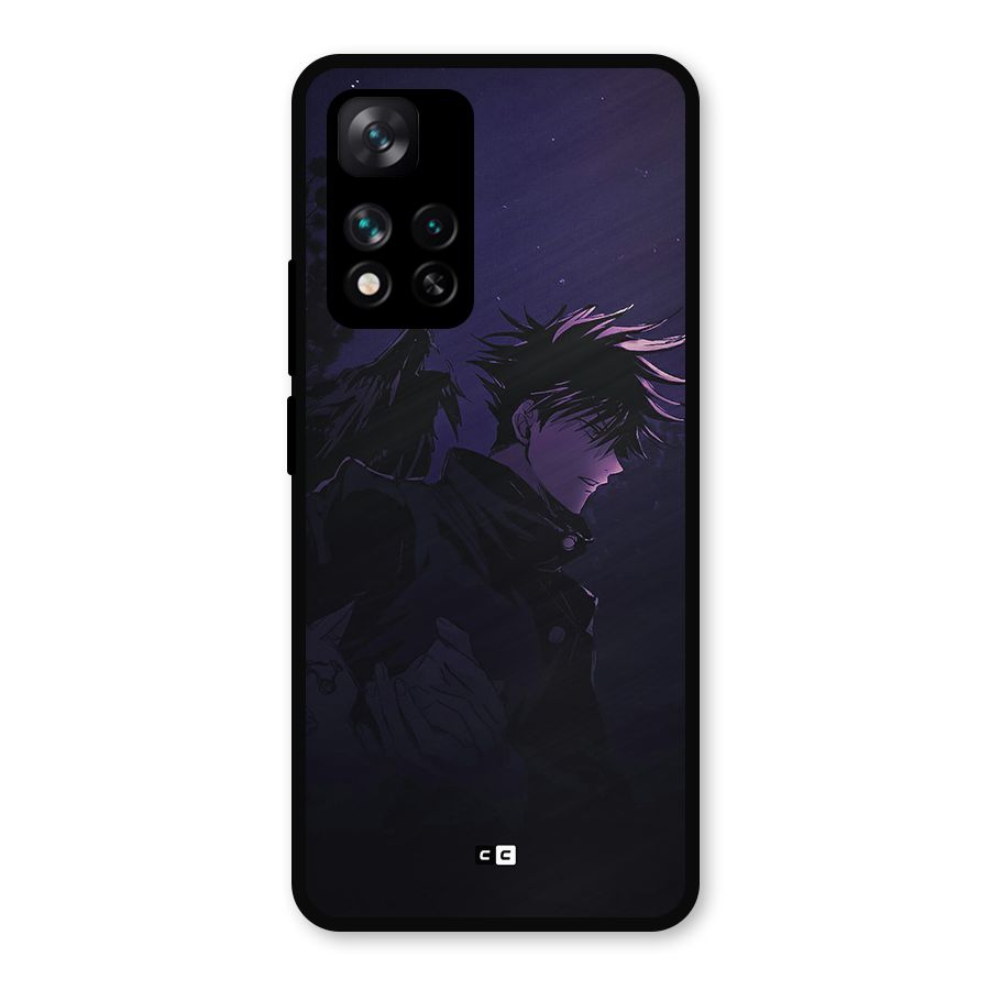 Fushiguro Demon Crows Metal Back Case for Xiaomi 11i Hypercharge 5G