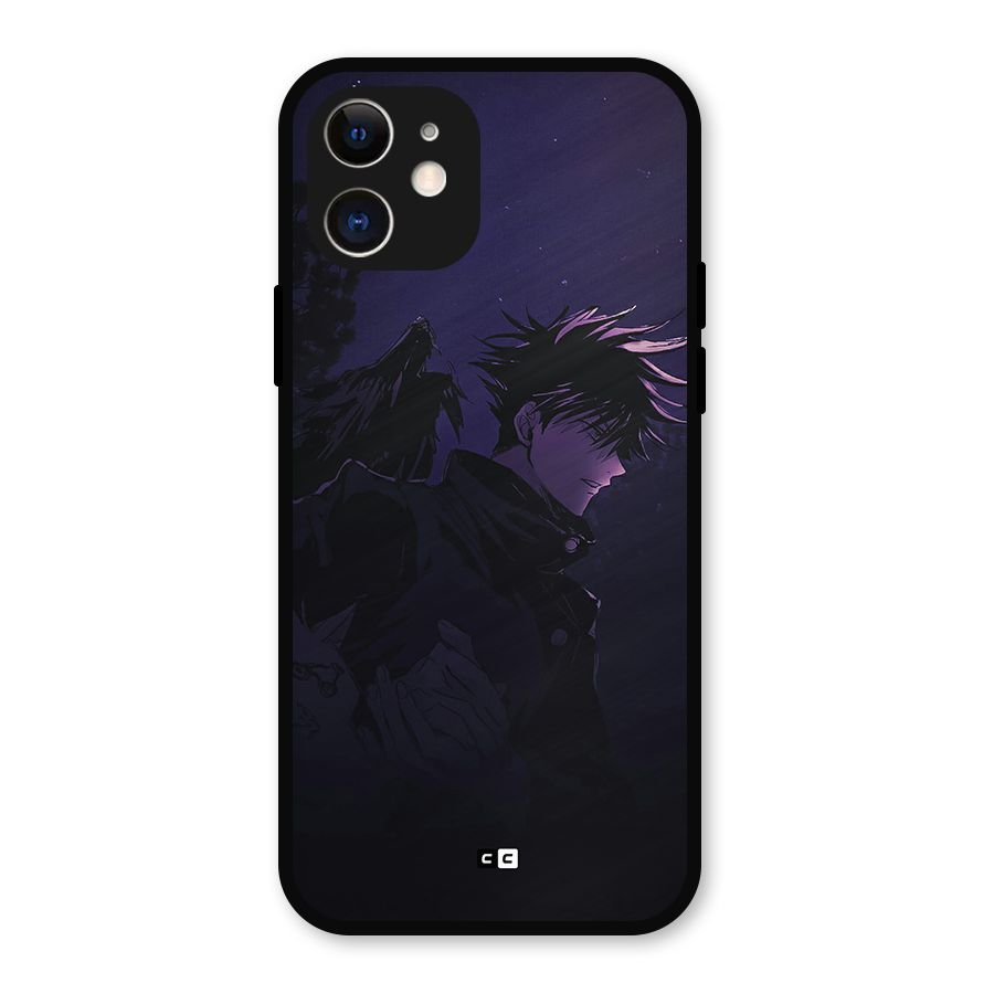 Fushiguro Demon Crows Metal Back Case for iPhone 12