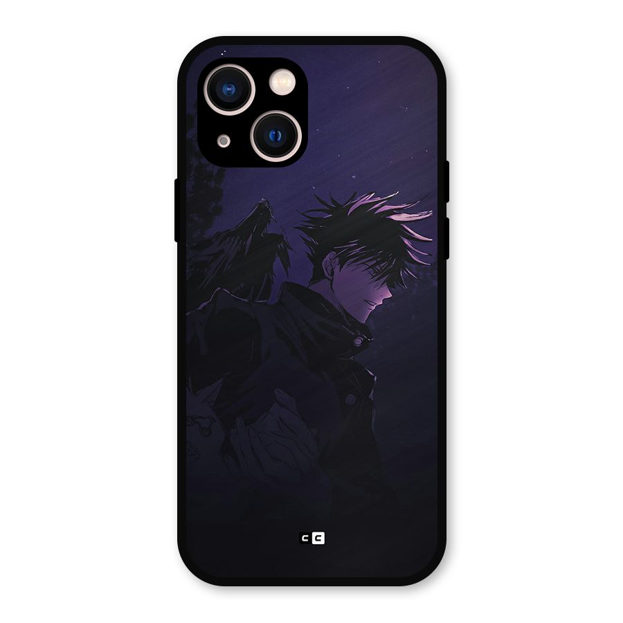 Fushiguro Demon Crows Metal Back Case for iPhone 13
