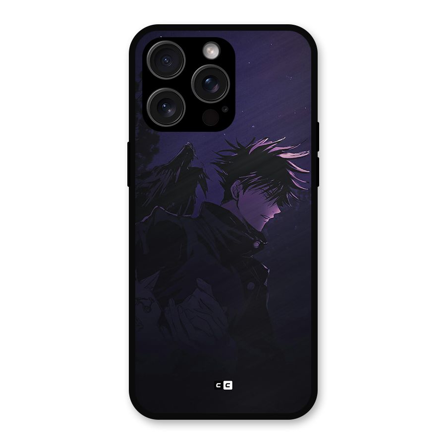 Fushiguro Demon Crows Metal Back Case for iPhone 15 Pro Max