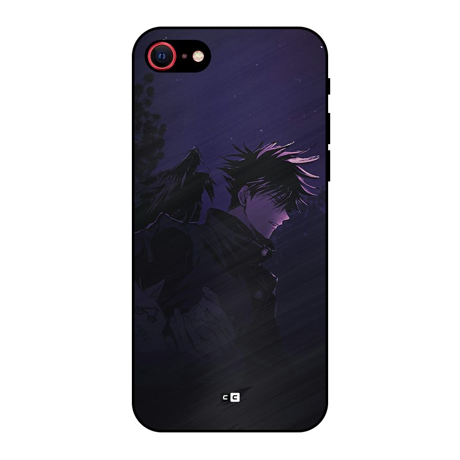 Fushiguro Demon Crows Metal Back Case for iPhone SE 2020