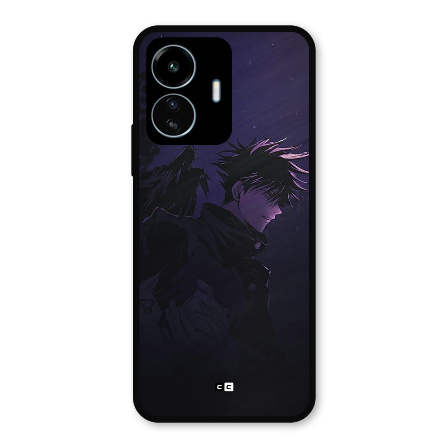 Fushiguro Demon Crows Metal Back Case for vivo iQOO Z6 Lite 5G