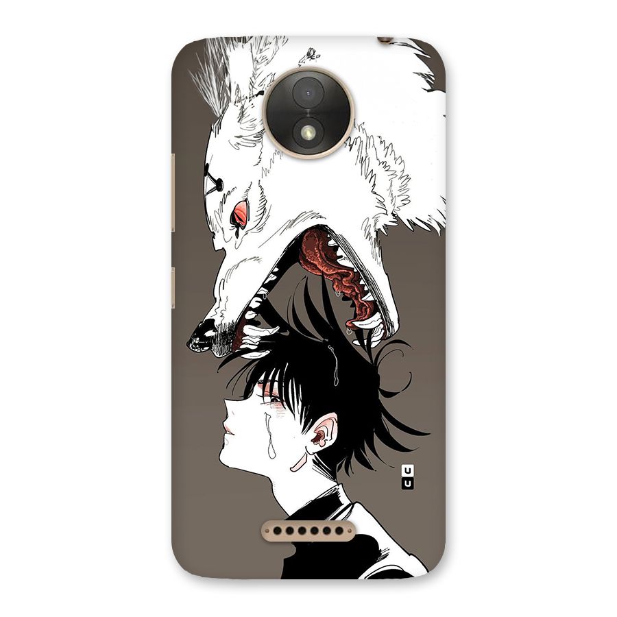 Fushiguro Demon Dog Back Case for Moto C Plus
