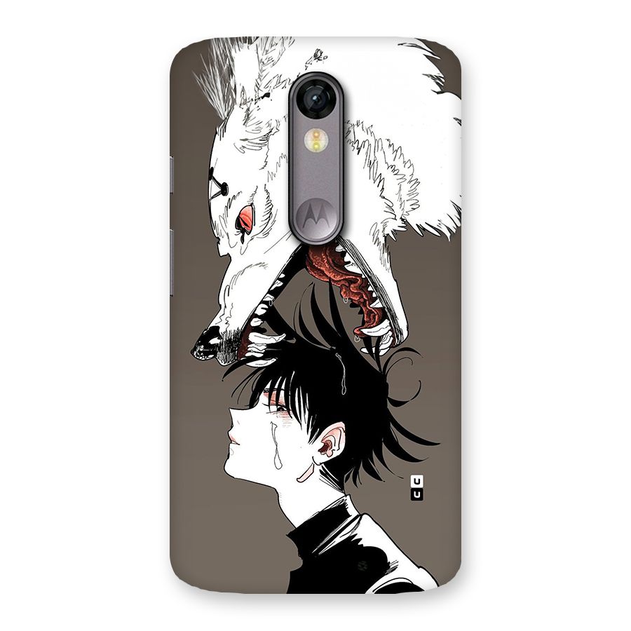 Fushiguro Demon Dog Back Case for Moto X Force