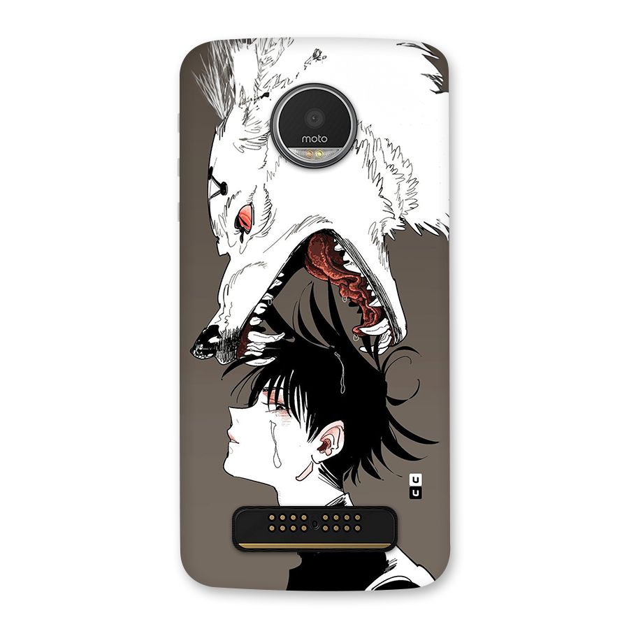 Fushiguro Demon Dog Back Case for Moto Z Play