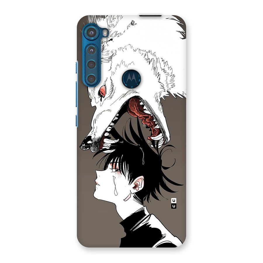 Fushiguro Demon Dog Back Case for Motorola One Fusion Plus