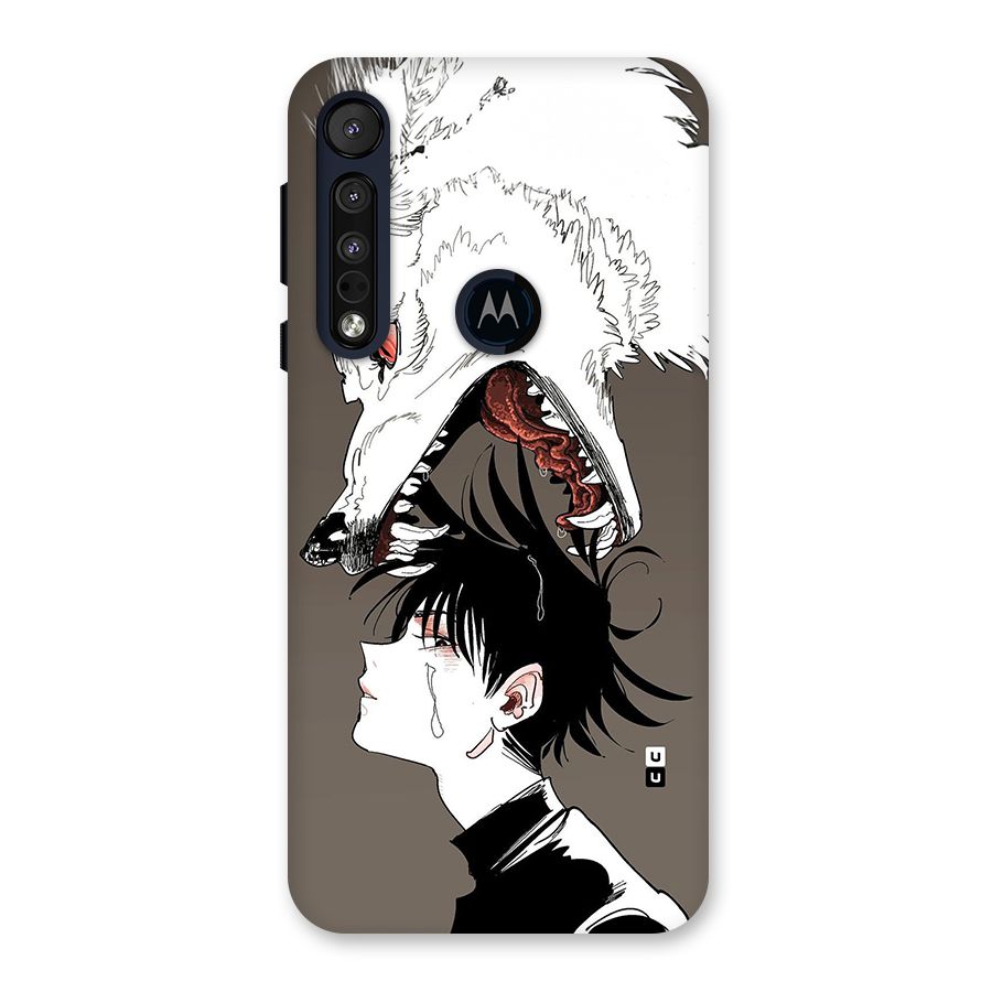 Fushiguro Demon Dog Back Case for Motorola One Macro