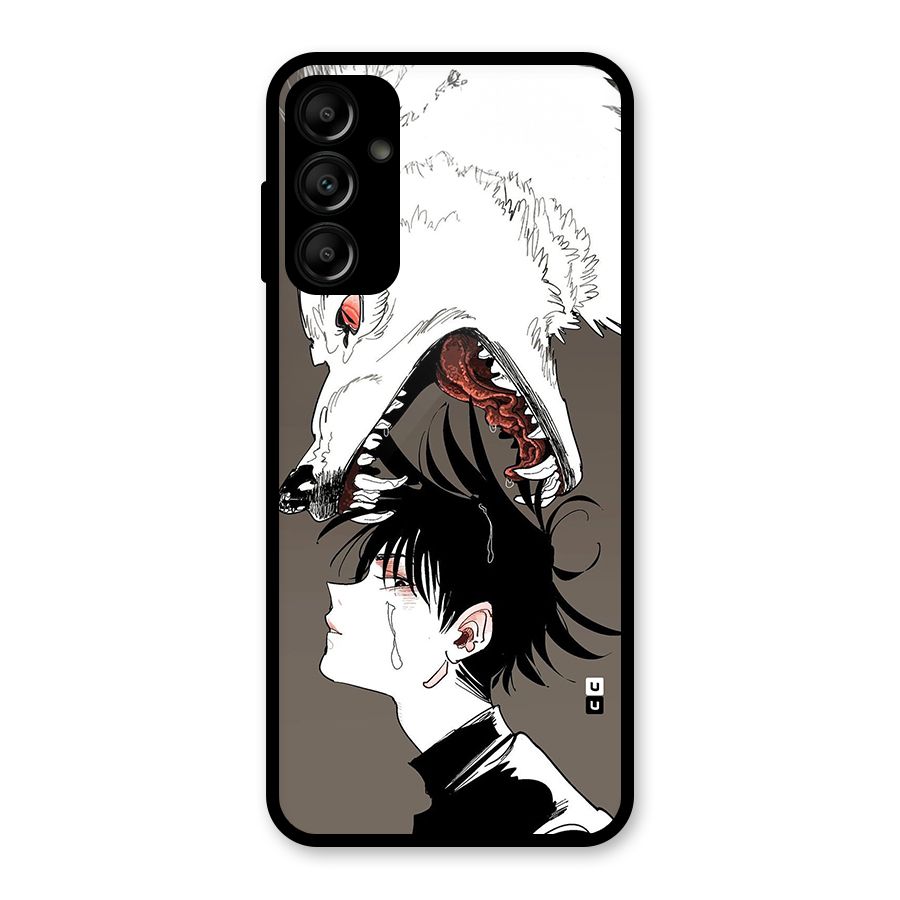 Fushiguro Demon Dog Glass Back Case for Galaxy A14 5G