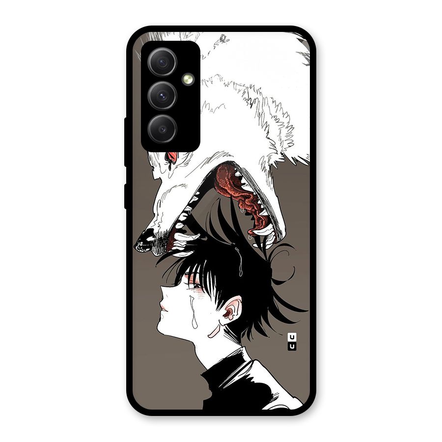 Fushiguro Demon Dog Glass Back Case for Galaxy A34