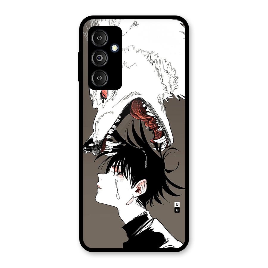 Fushiguro Demon Dog Glass Back Case for Galaxy M14 5G