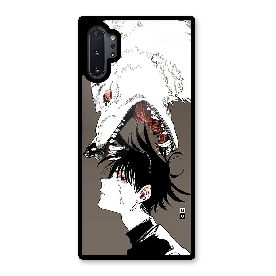 Fushiguro Demon Dog Glass Back Case for Galaxy Note 10 Plus