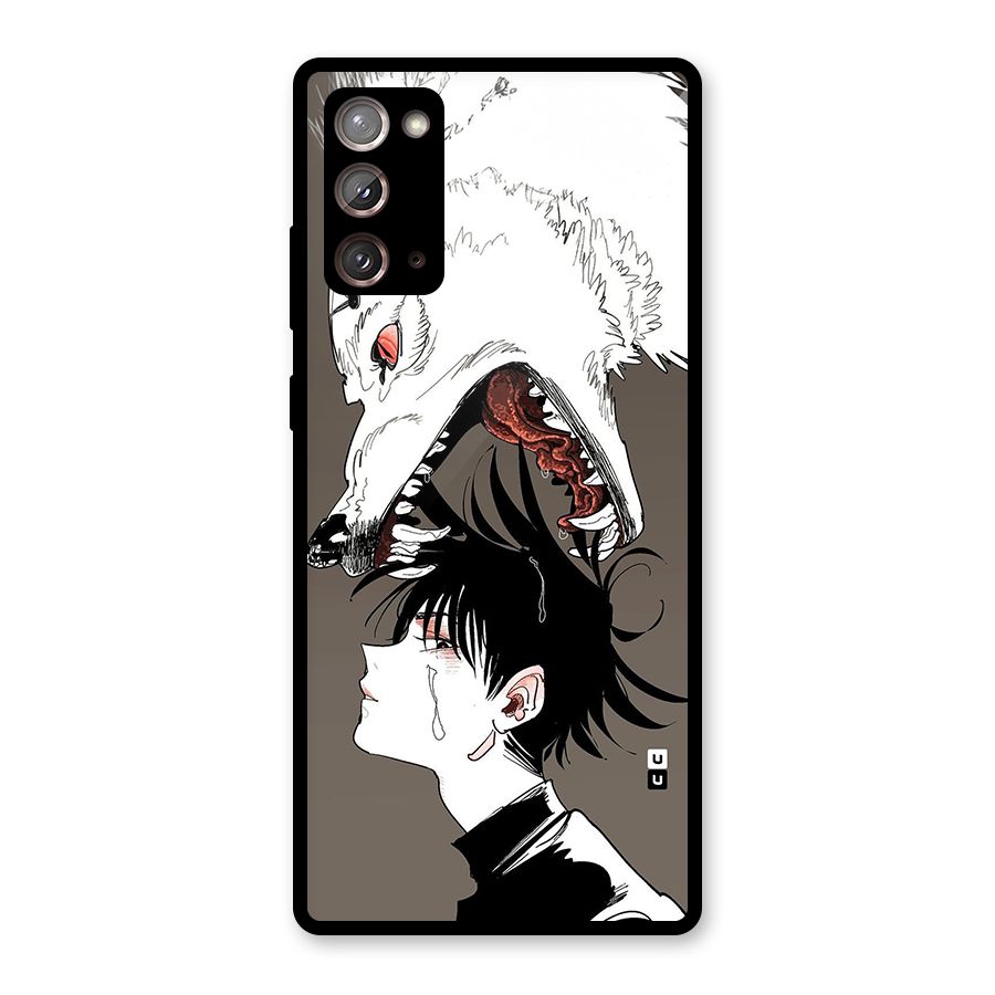Fushiguro Demon Dog Glass Back Case for Galaxy Note 20