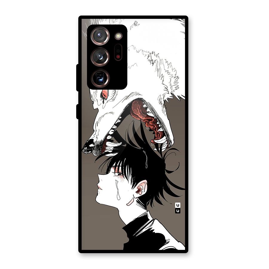 Fushiguro Demon Dog Glass Back Case for Galaxy Note 20 Ultra