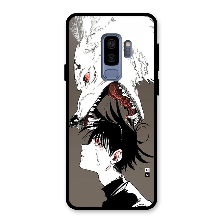Fushiguro Demon Dog Glass Back Case for Galaxy S9 Plus