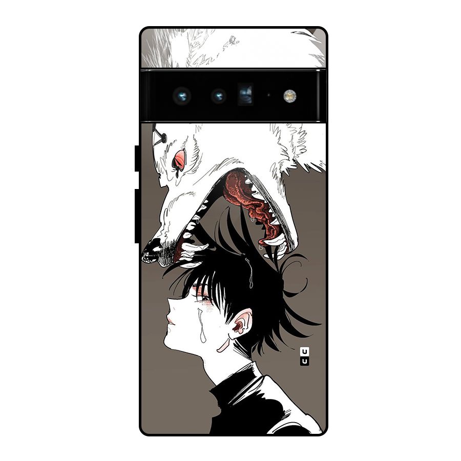 Fushiguro Demon Dog Glass Back Case for Google Pixel 6 Pro