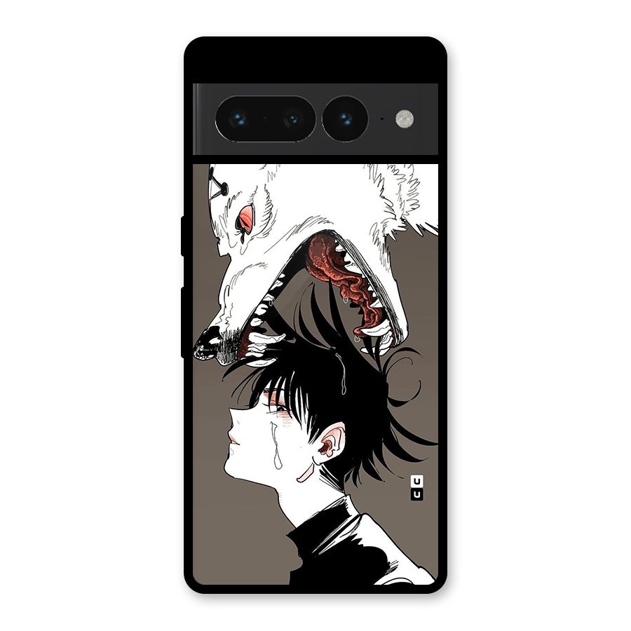 Fushiguro Demon Dog Glass Back Case for Google Pixel 7 Pro