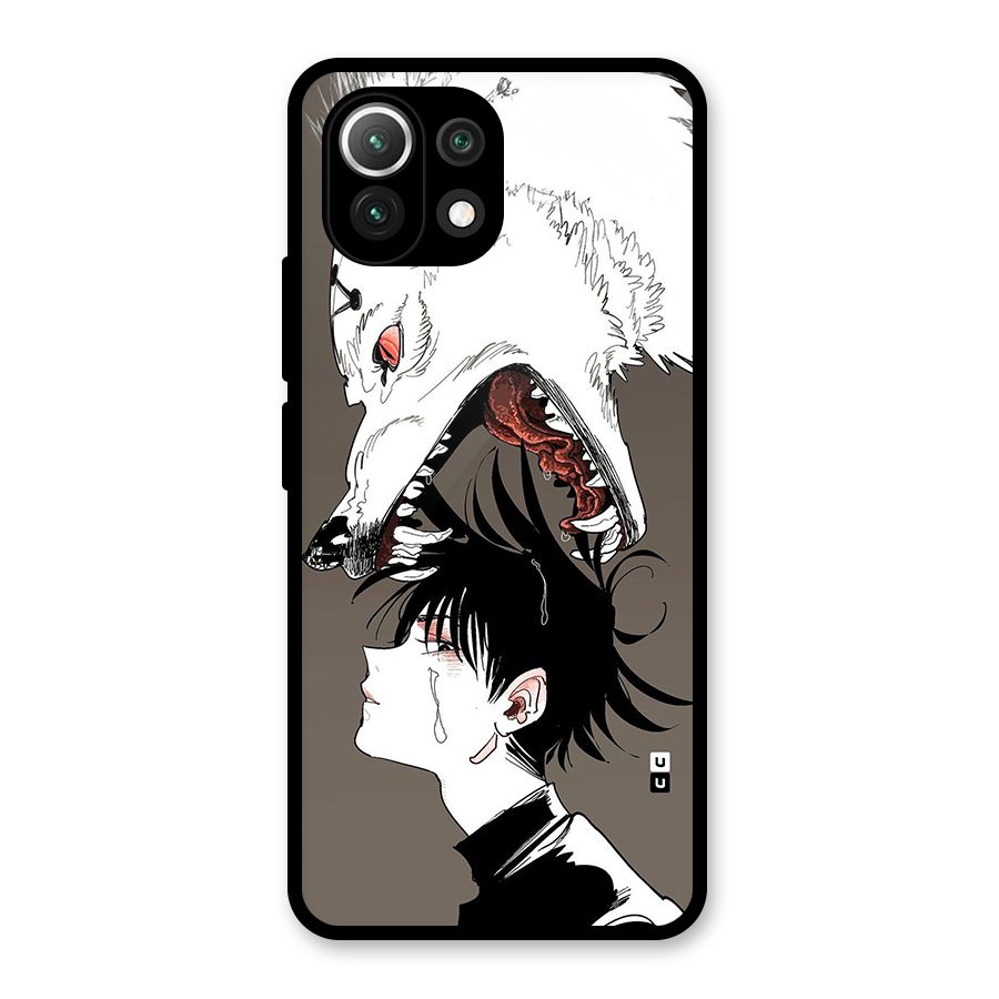 Fushiguro Demon Dog Glass Back Case for Mi 11 Lite