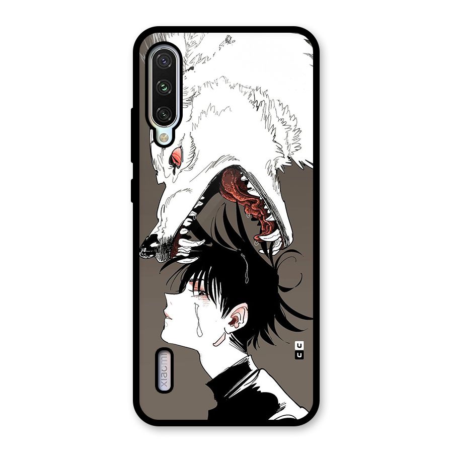 Fushiguro Demon Dog Glass Back Case for Mi A3