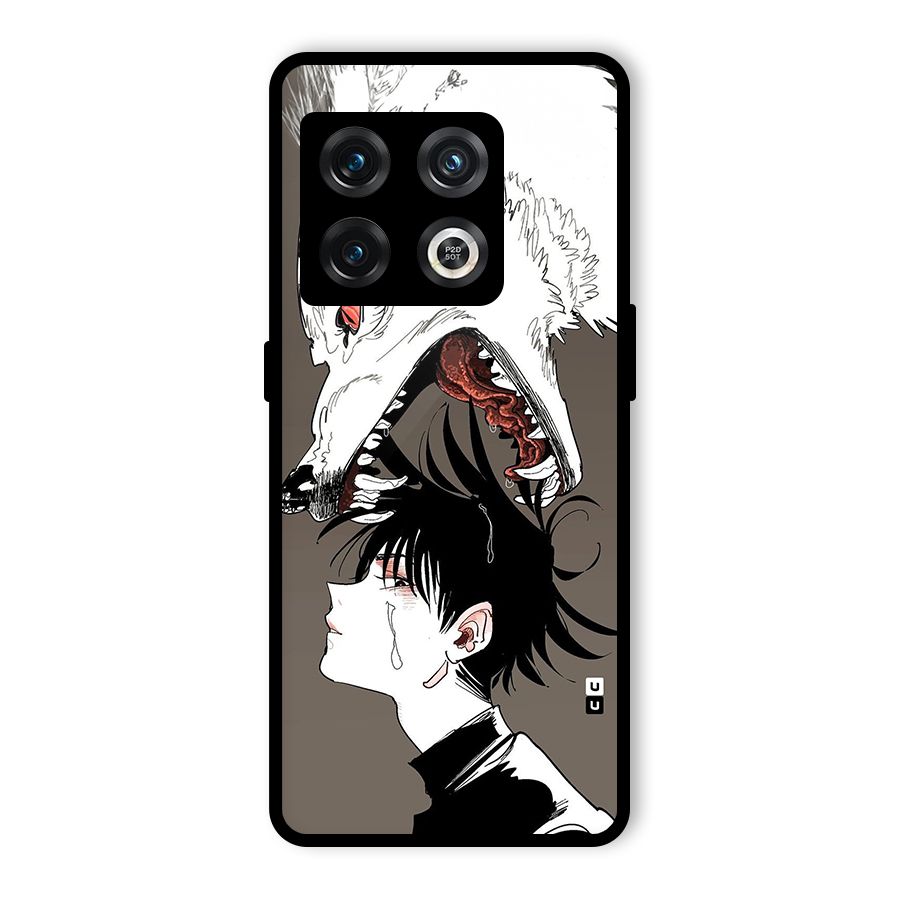 Fushiguro Demon Dog Glass Back Case for OnePlus 10 Pro 5G
