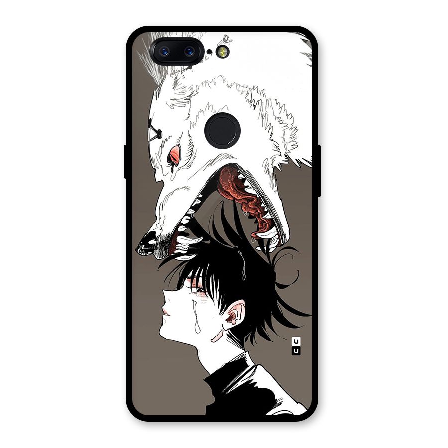 Fushiguro Demon Dog Glass Back Case for OnePlus 5T