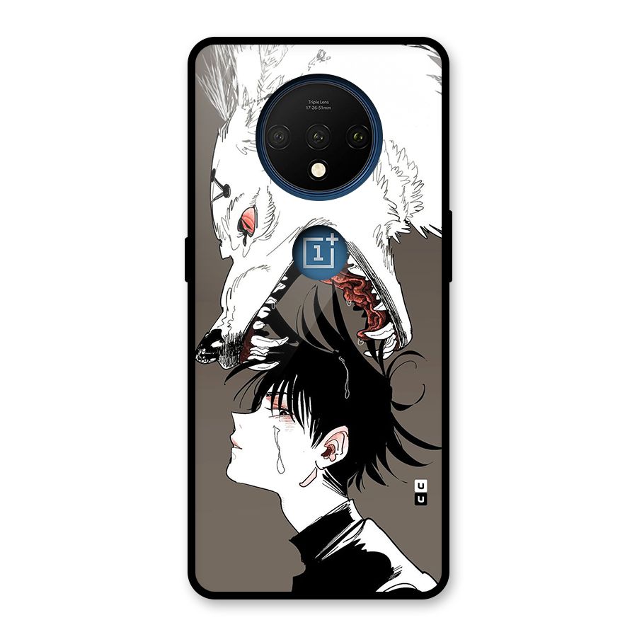 Fushiguro Demon Dog Glass Back Case for OnePlus 7T