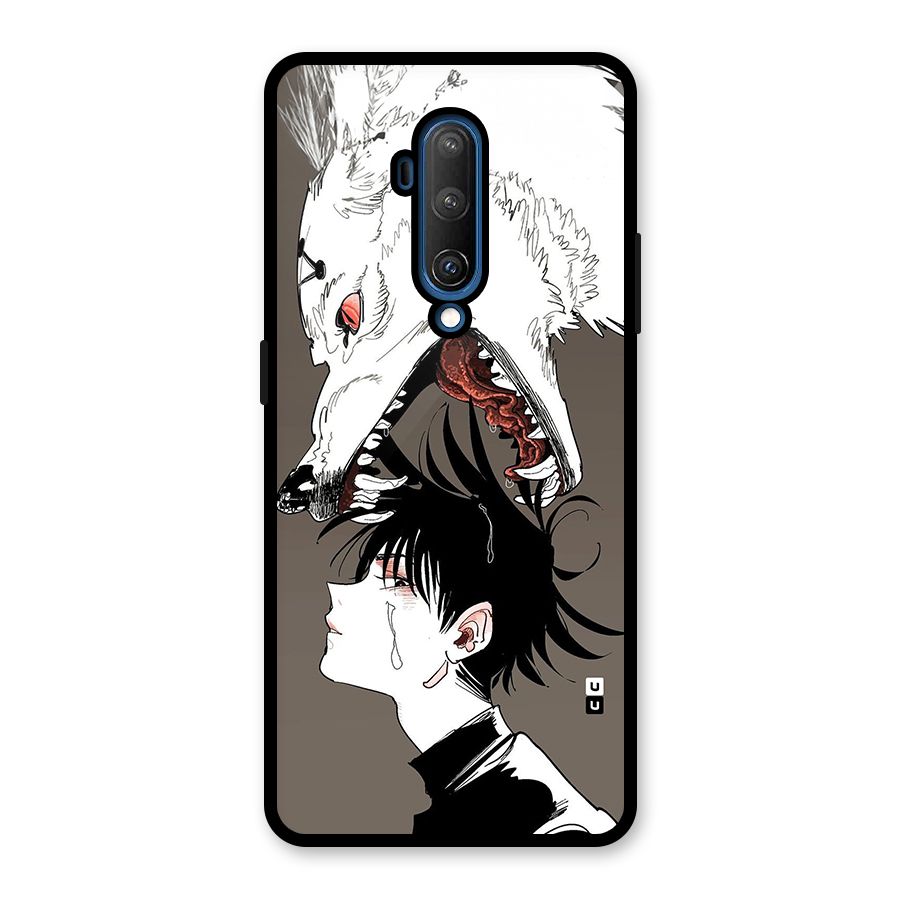 Fushiguro Demon Dog Glass Back Case for OnePlus 7T Pro