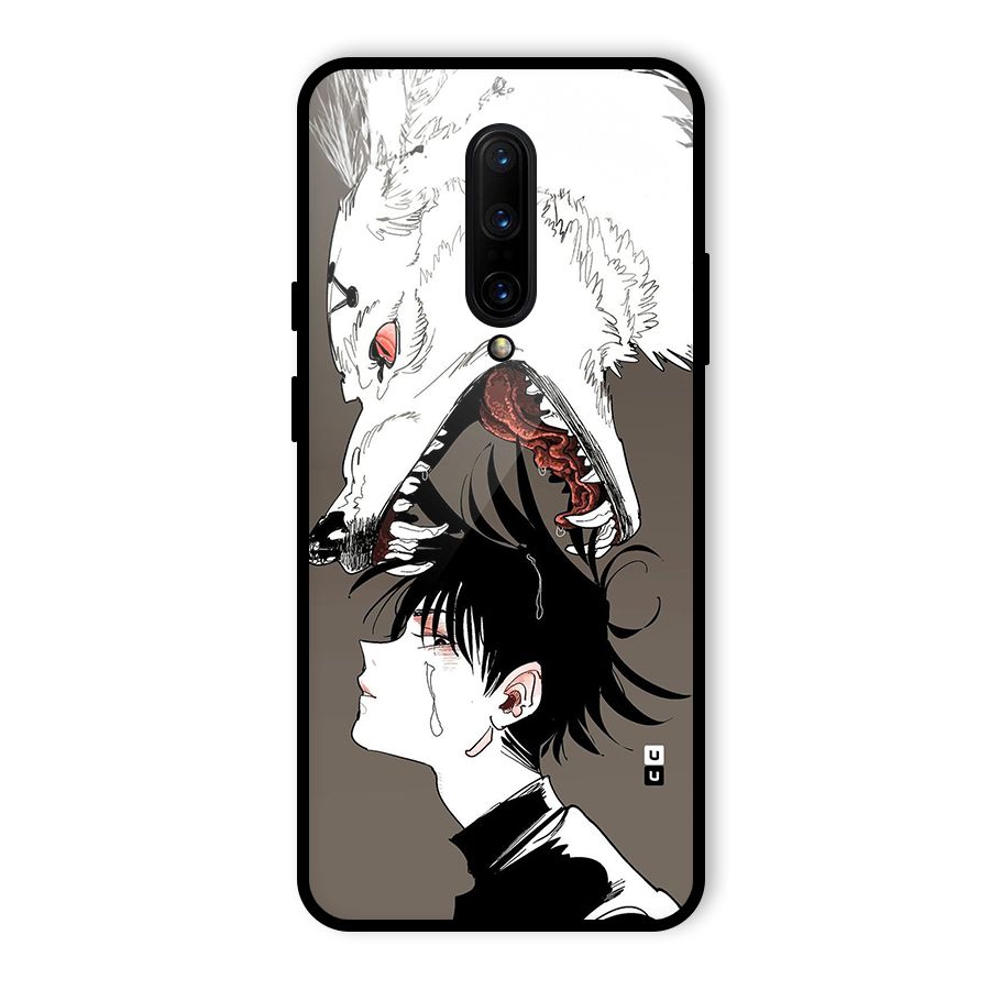 Fushiguro Demon Dog Glass Back Case for OnePlus 7 Pro