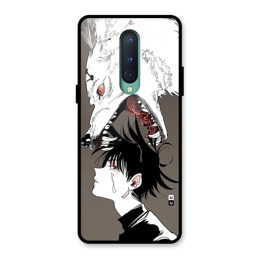 Fushiguro Demon Dog Glass Back Case for OnePlus 8